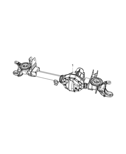 Front Axle Assembly for 2007-2018 Dodge Ram 4500