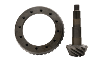AAM 11.5" 4.10 OE Ring & Pinion Gear Set Standing Up with Back Facing Out