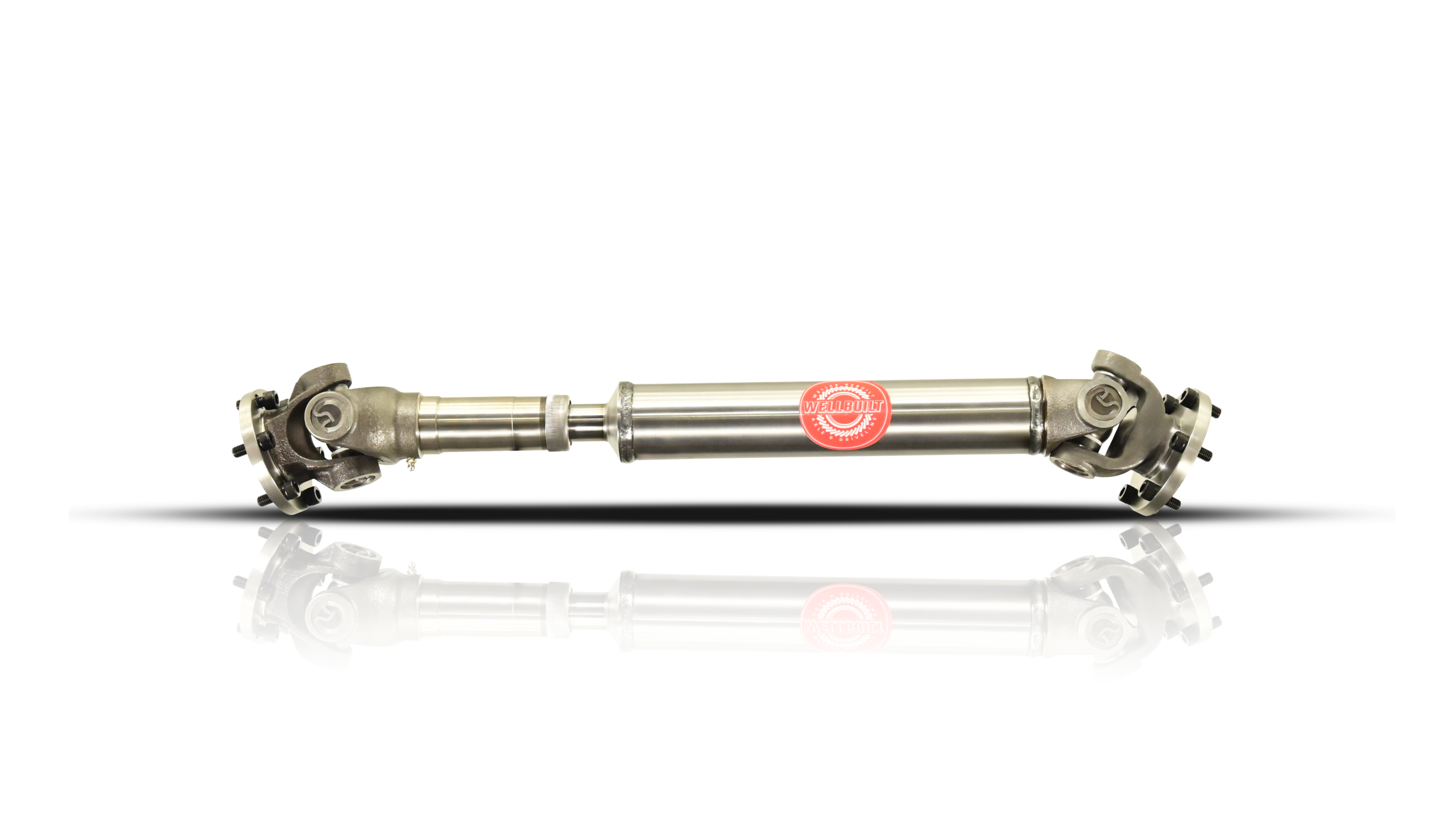 Metal front driveshaft assembly