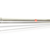 Rear driveshaft assembly for 2013-2018 Dodge Ram 3500 pickups. Constructed from high-strength aluminum with precision-welded universal joints for durability and performance. Features a polished finish and factory-style yokes for direct fitment.