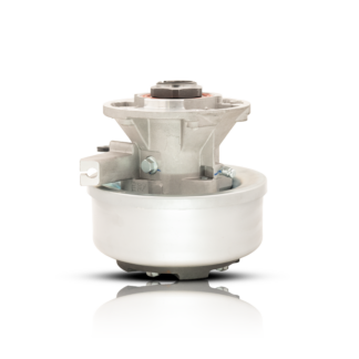 Parking brake emergency brake assembly for 2003-2015 Ford E-350, E-450, and E-550 vans, featuring a durable aluminum housing, integrated drum, and precise mounting points for secure installation and reliable braking performance.