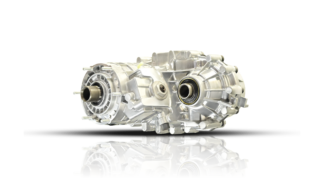 Metal remanufactured automotive transfer case