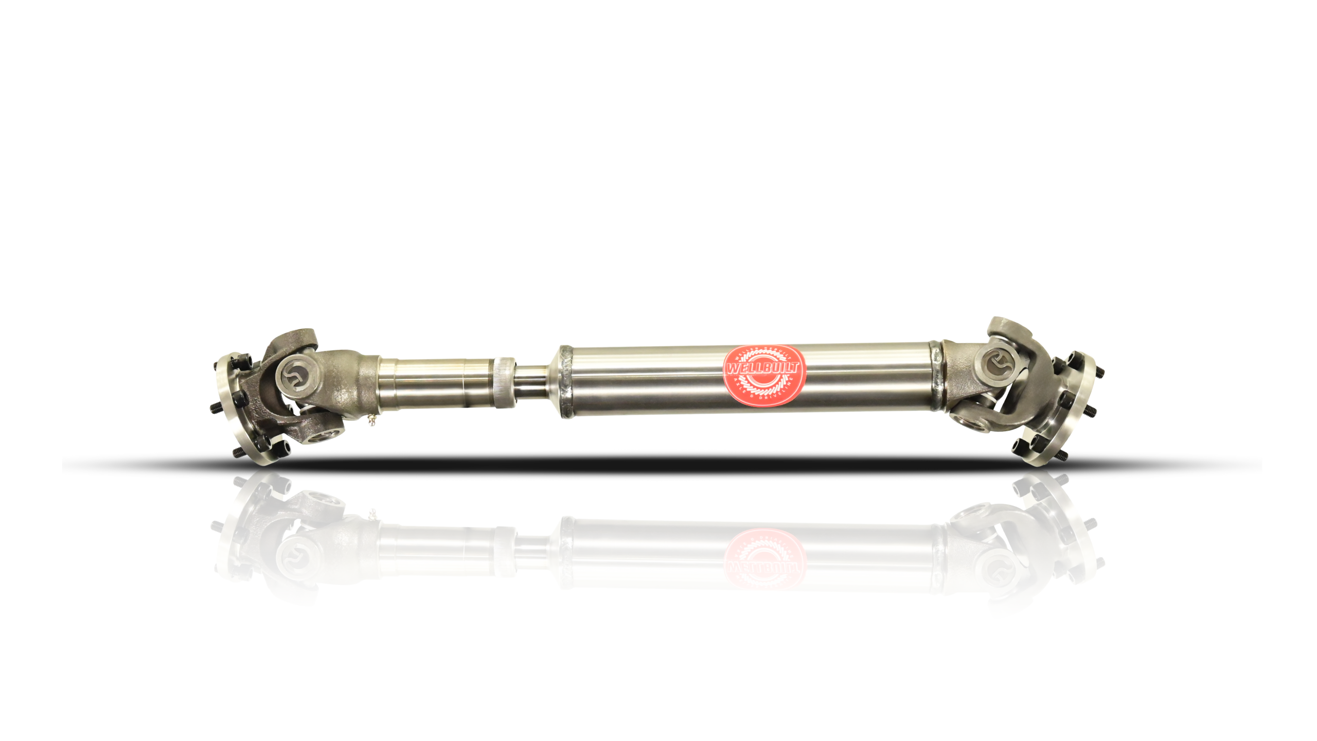 Metal front driveshaft assembly