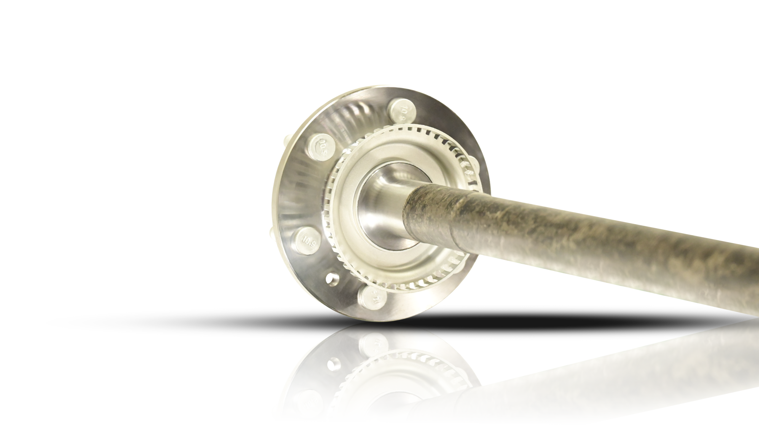 Metal rear axle shaft