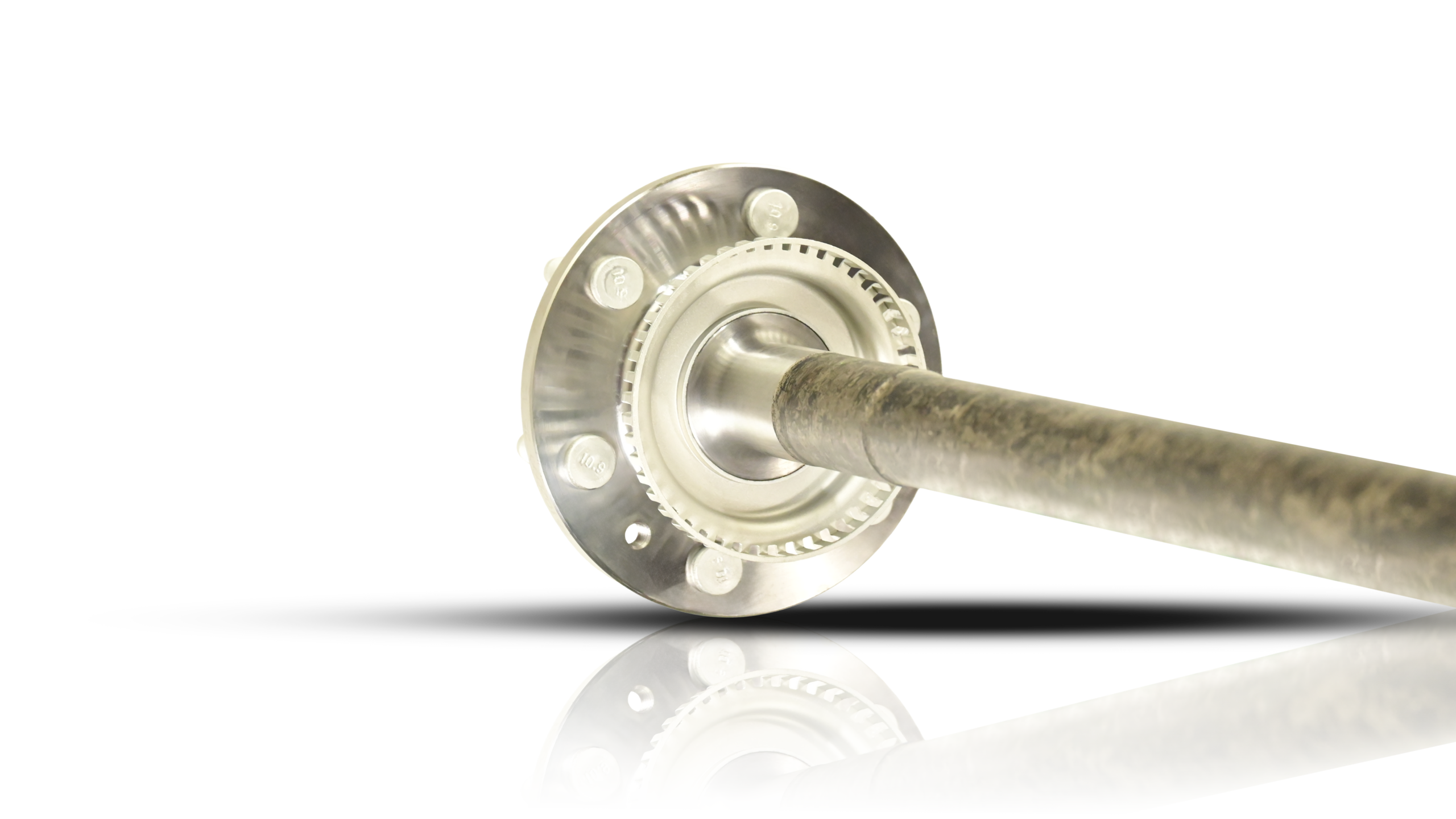 Metal rear axle shaft