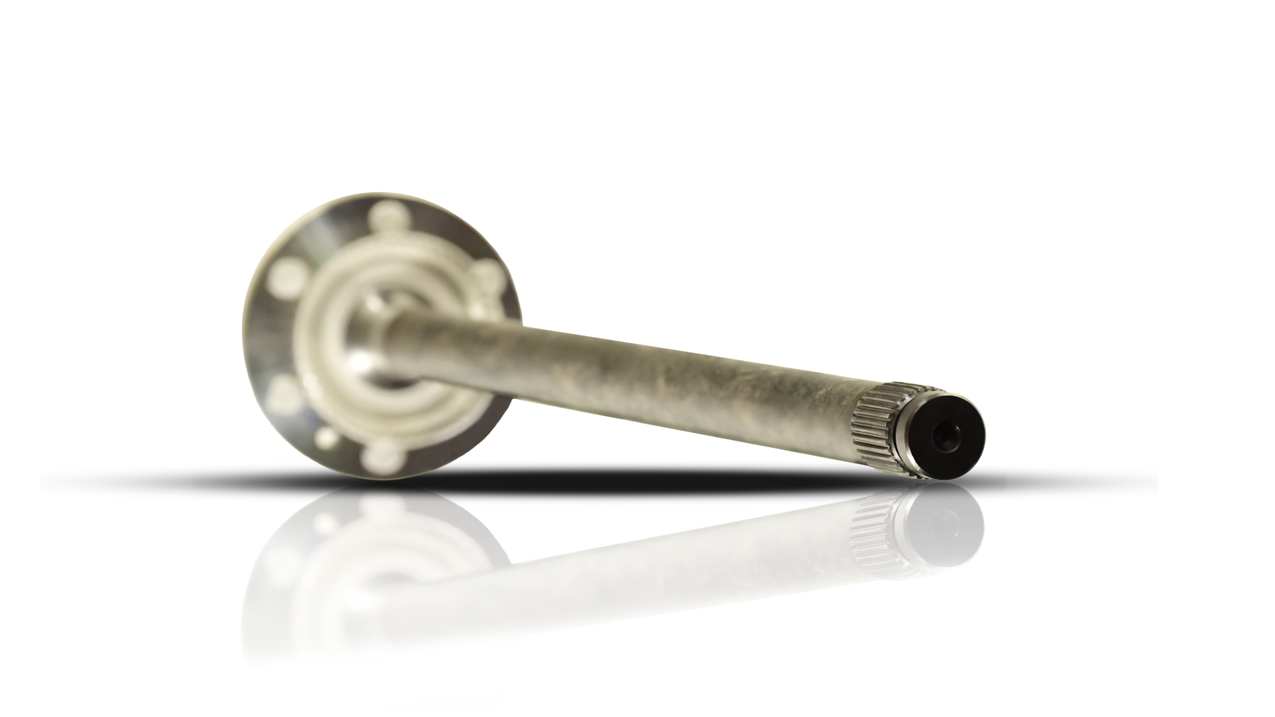 Metal rear axle shaft