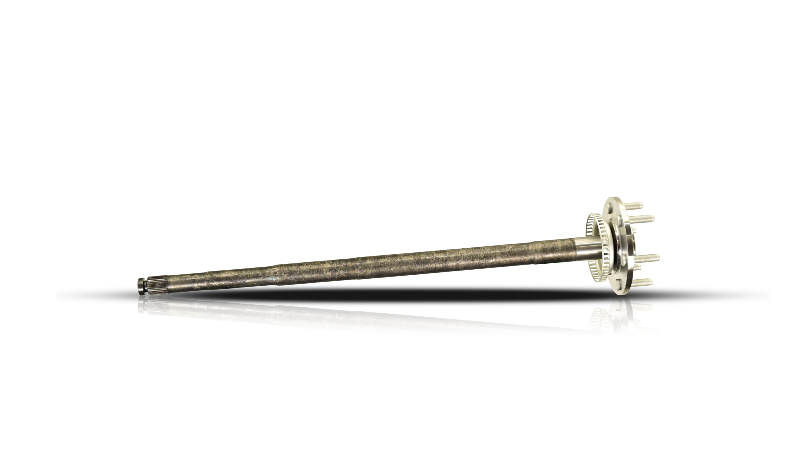 Metal rear axle shaft