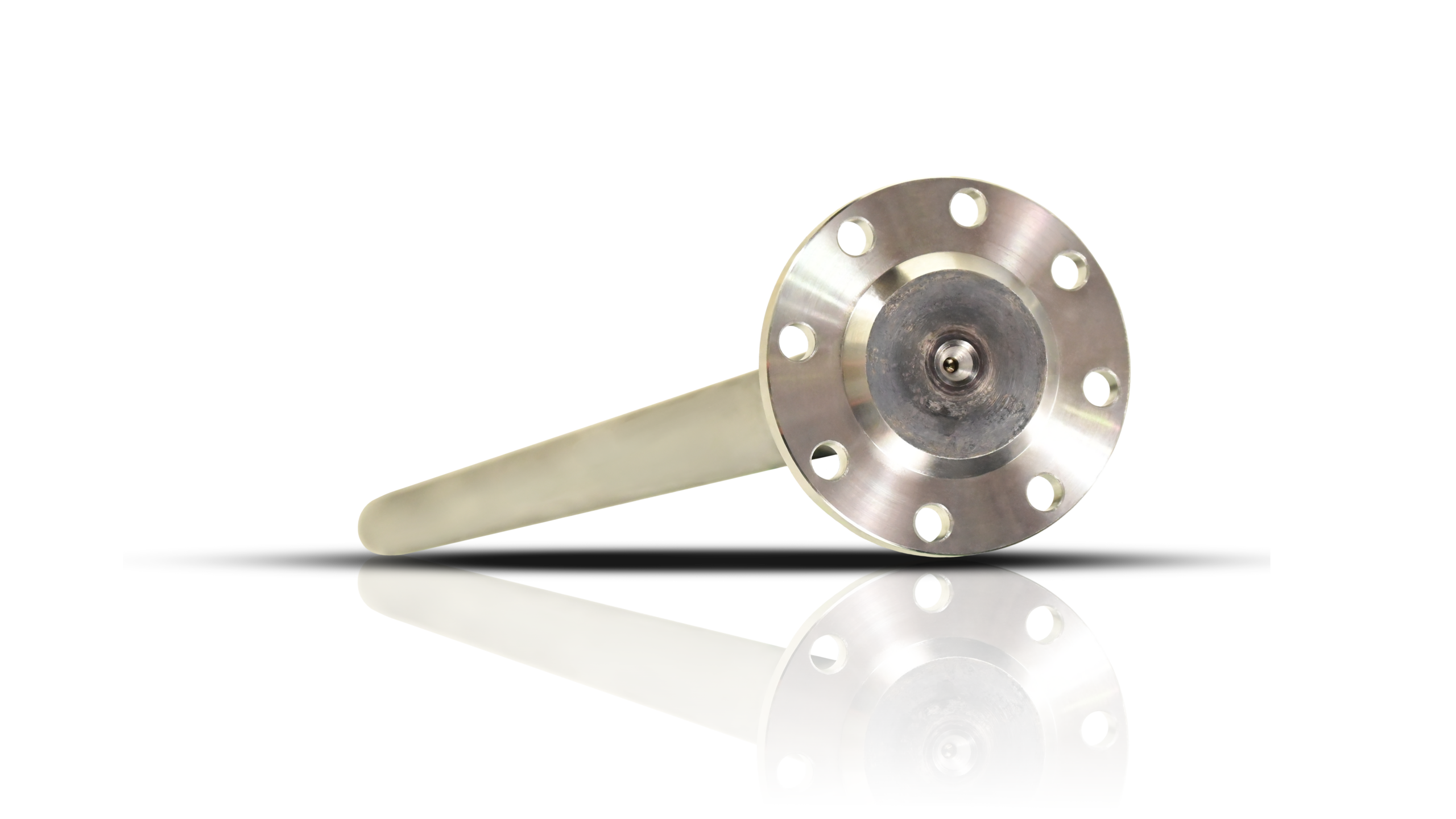 Metal rear axle shaft